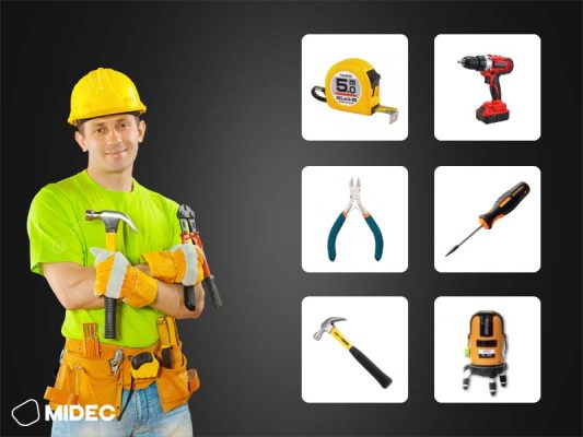 Chuẩn bị vật liệu thi công trần thạch cao thả