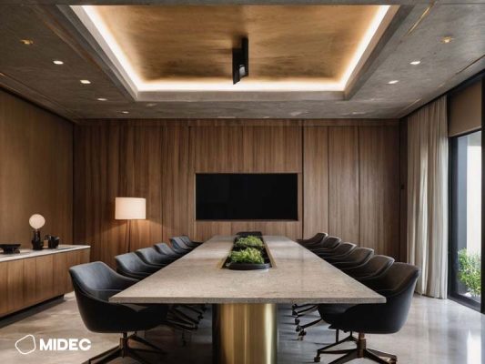 Mẫu trần thả nhựa cho văn phòng sang trọng